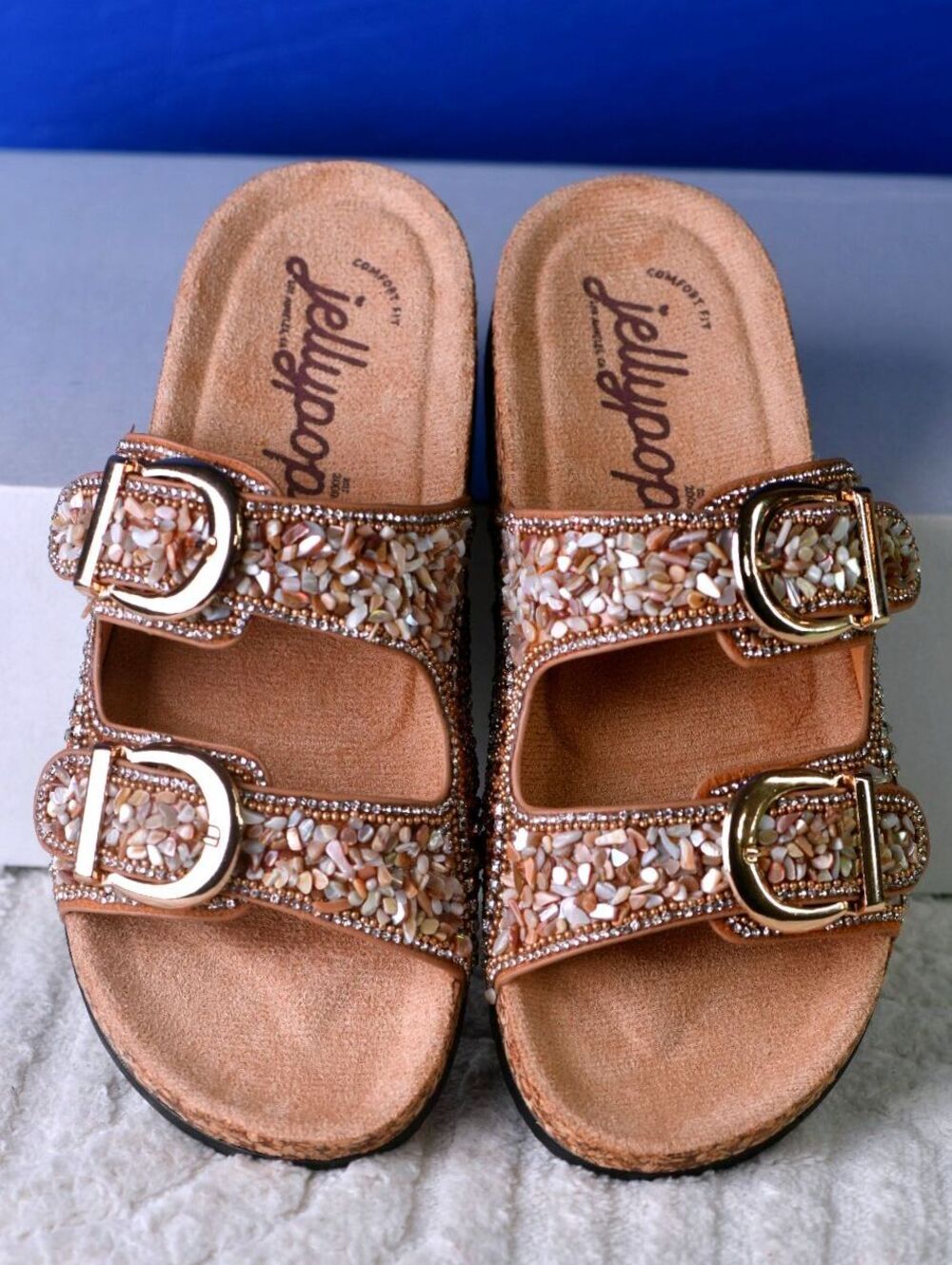 New! Size: 8 Women | Jellypop Sarani Footbed Sandals